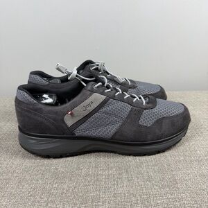 Joya Tony Dark Grey Ortholite Walking Shoes Mens Size 12 Nubuck Sneakers Comfort